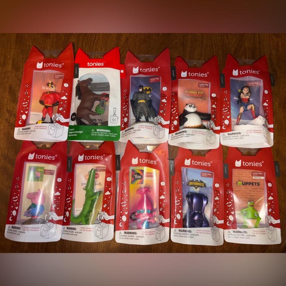 Lot of 10 Brand New Tonies Figures